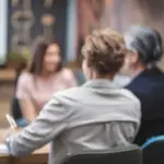 Συζήτηση σε επαγγελματικό περιβάλλον